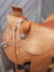 Selle équitation Western - Wade 15" - Couleur Naturelle + Bucking Rolls